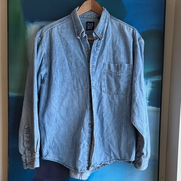 GAP Tops - GAP Women's Vintage 100% Cotton Denim Jean Shirt Jacket